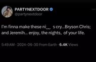 PND takes to X following Wait On It song release (Image via X)